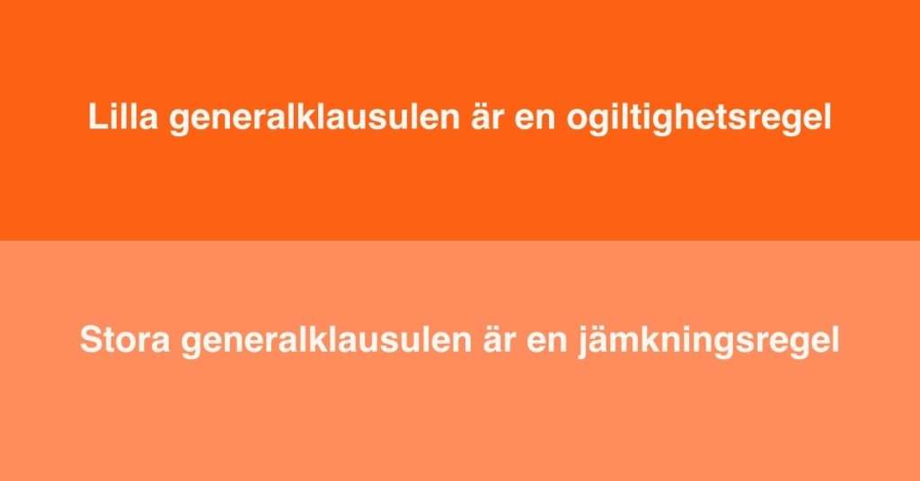 Generalklausulen i avtalslagen