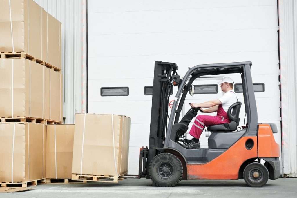 behörighet - gaffeltruck