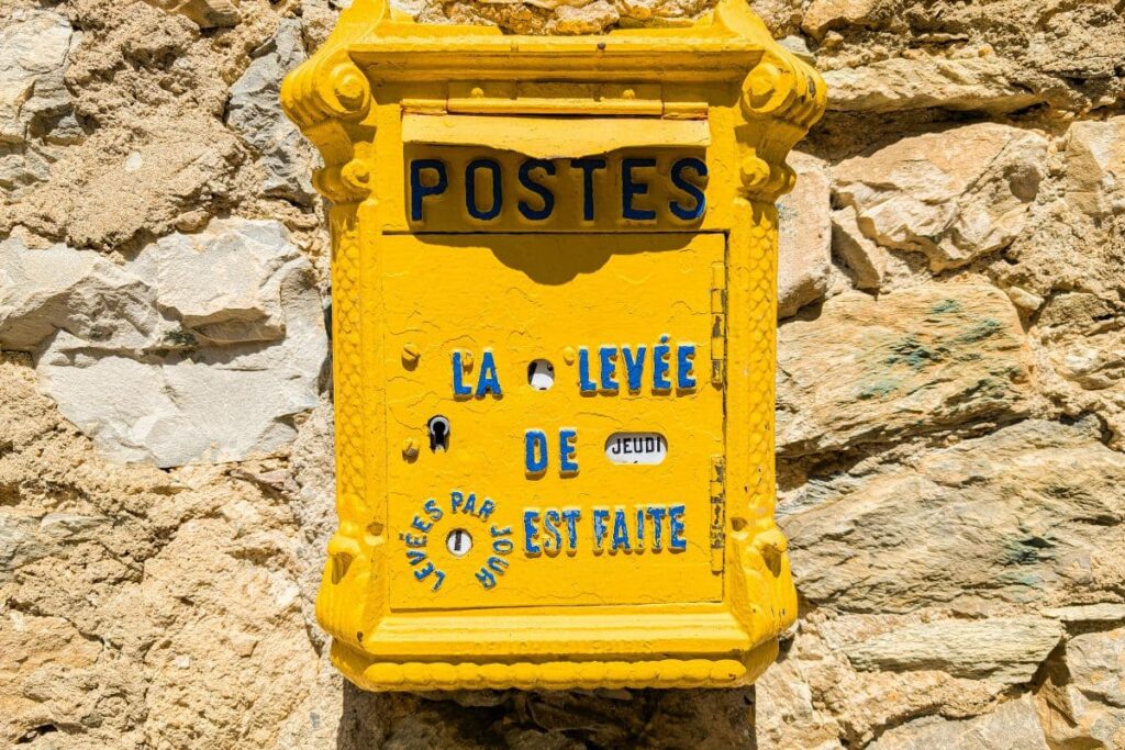 Postlåda i Frankrike
