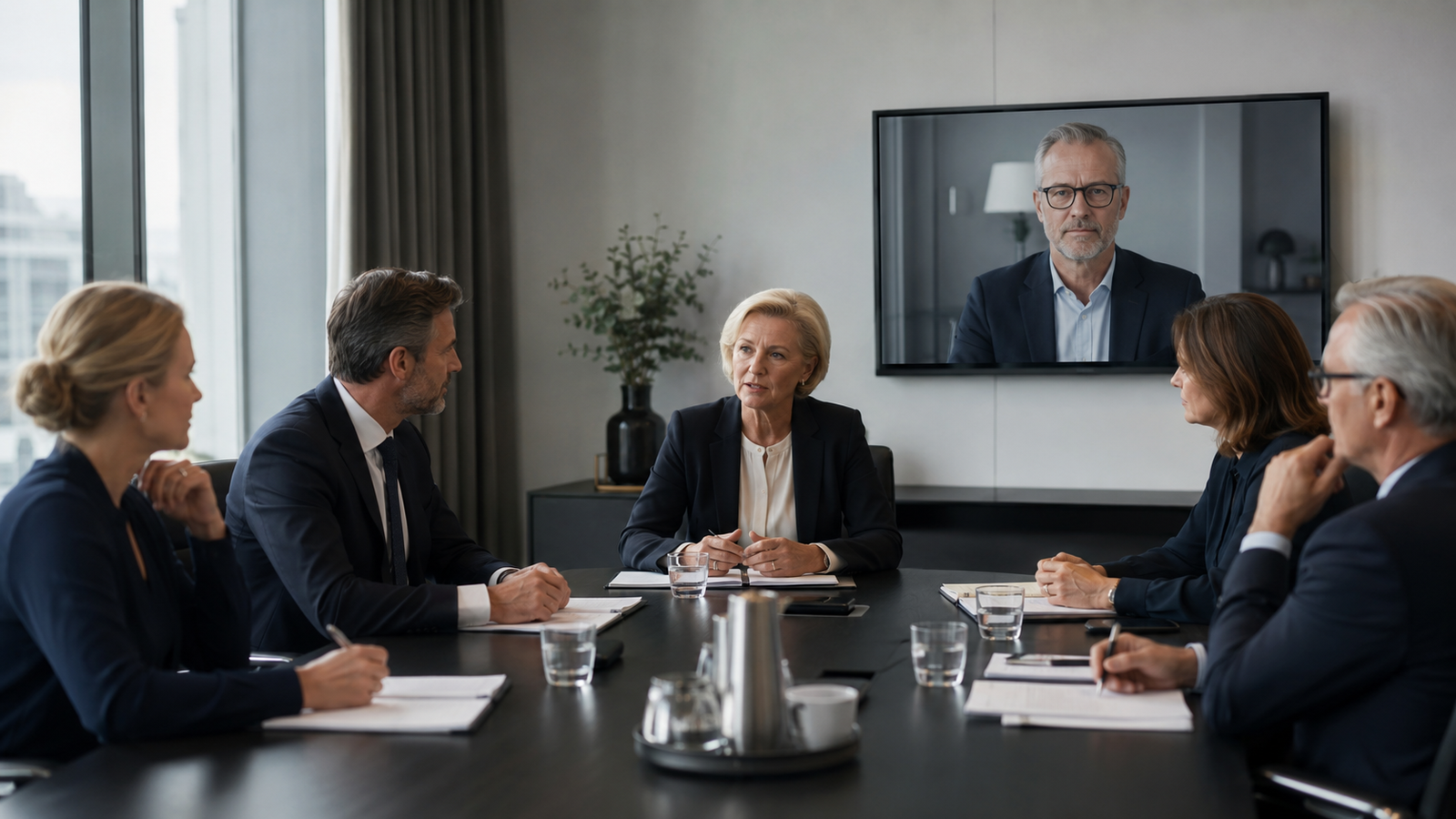 Säkert styrelsemöte med oberoende ordförande och digital deltagare